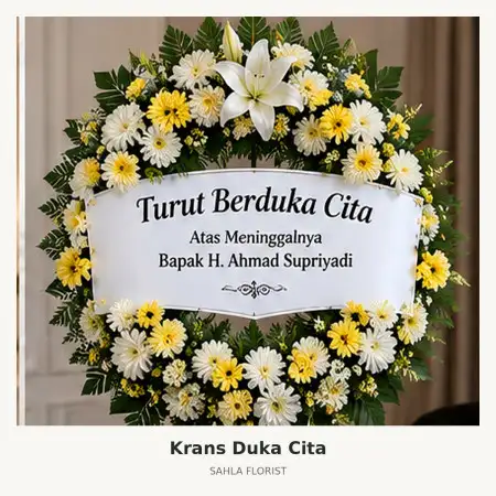Krans Bunga Duka Ciamis
